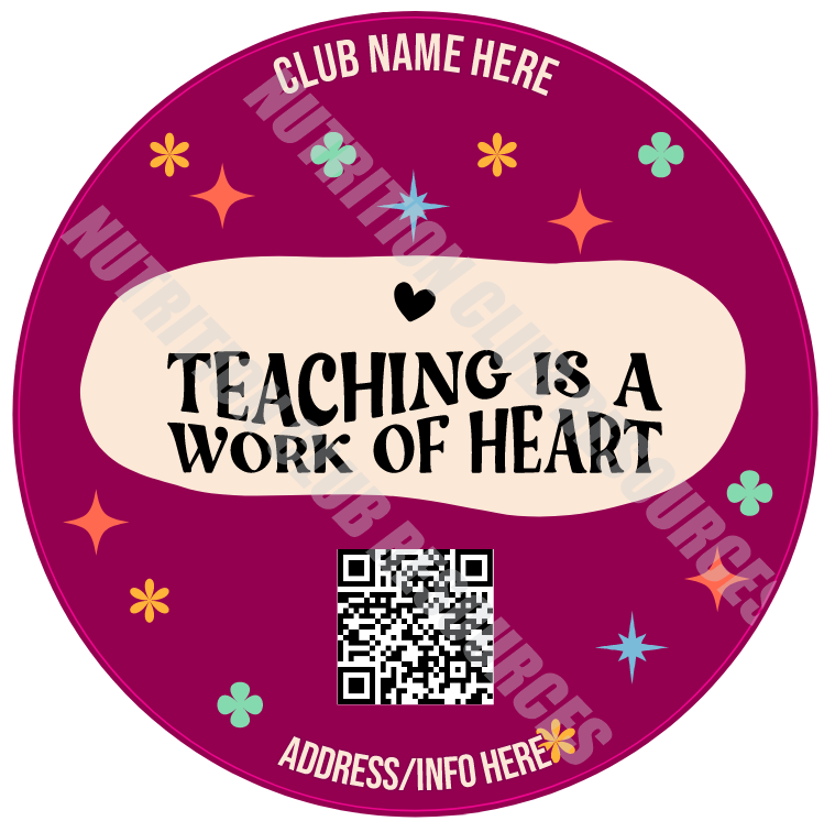 TEACHER APPRECIATION SET #1 WITH QR CODE