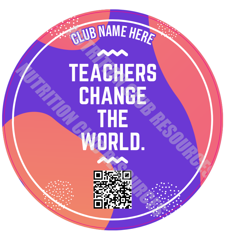 TEACHER APPRECIATION SET #1 WITH QR CODE
