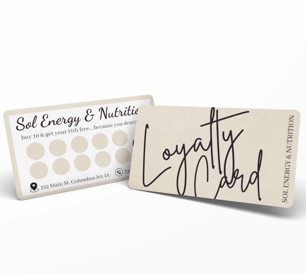 Loyalty Cards Double Sided