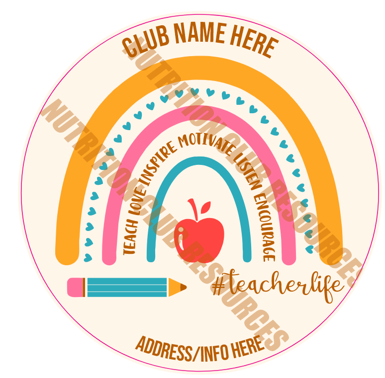 TEACHER APPRECIATION SET #1 WITH QR CODE