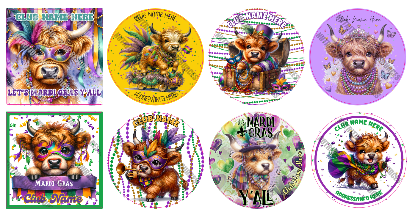 MARDI GRAS SET #7