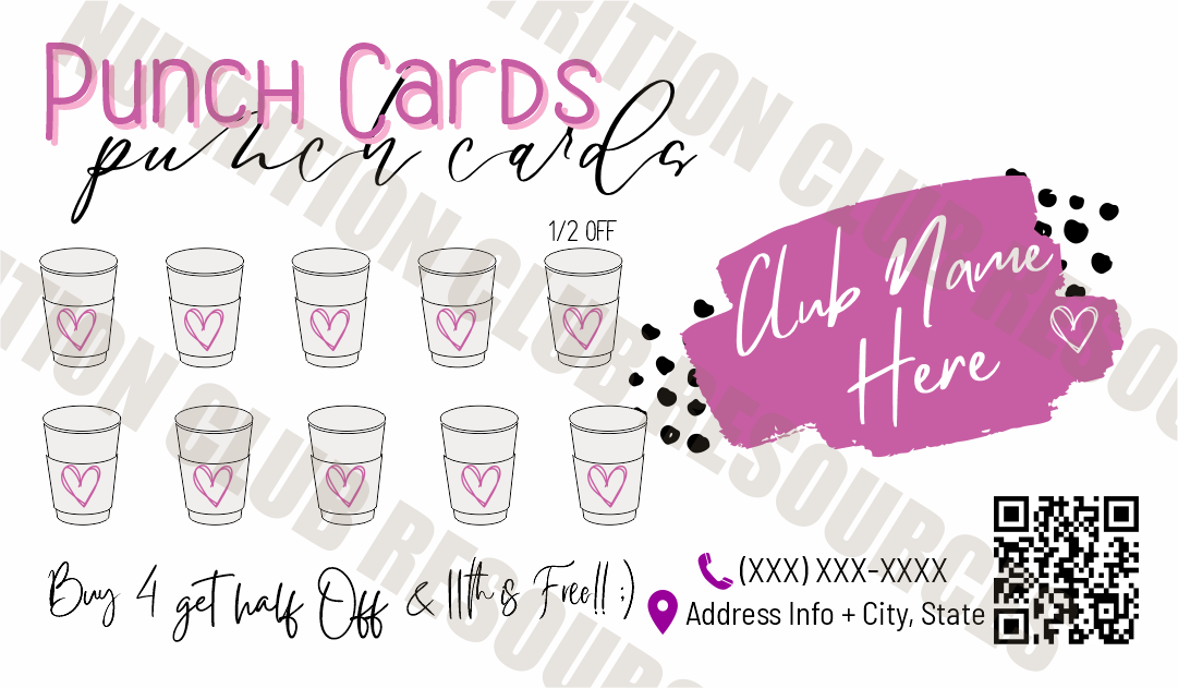 Loyalty Cards Single Sided #3