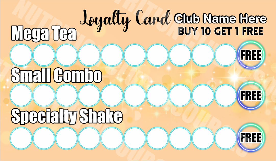 Loyalty Cards Single Sided #1