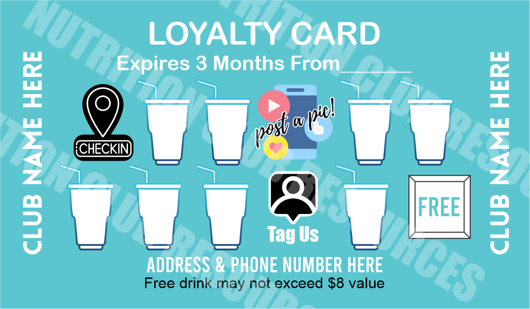 Loyalty Cards Single Sided #2