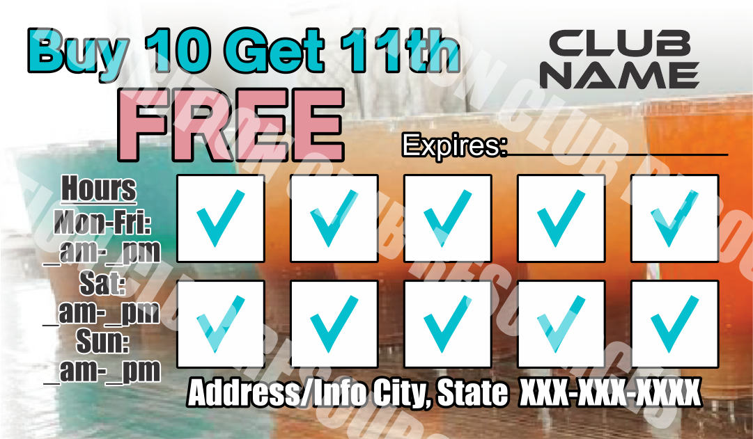 Loyalty Cards Single Sided #8