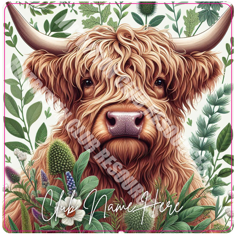 HIGHLAND COW SET #4