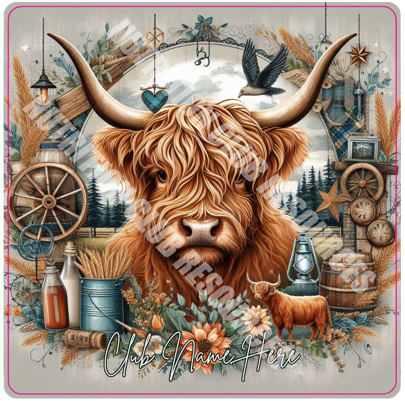 HIGHLAND COW SET #5