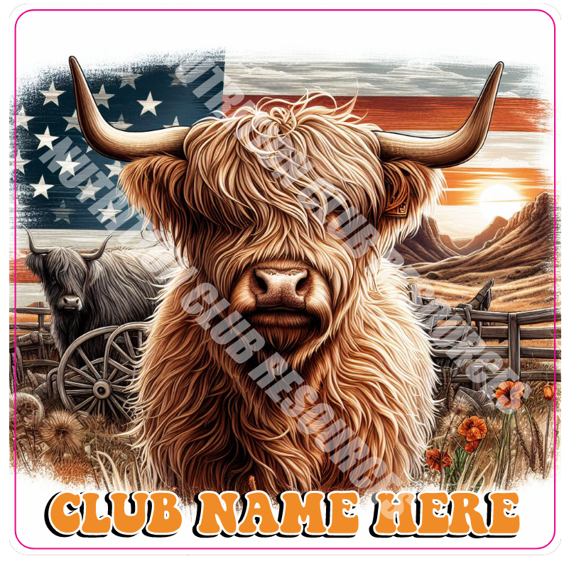 HIGHLAND COW SET #7