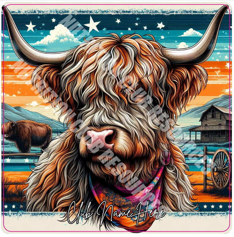 HIGHLAND COW SET #7