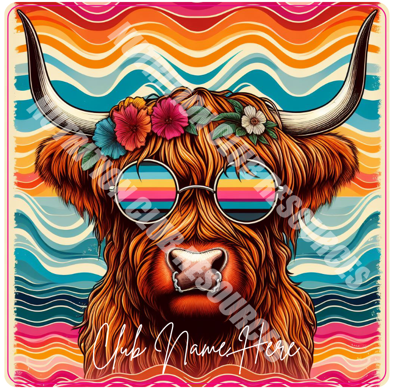 HIGHLAND COW SET #8