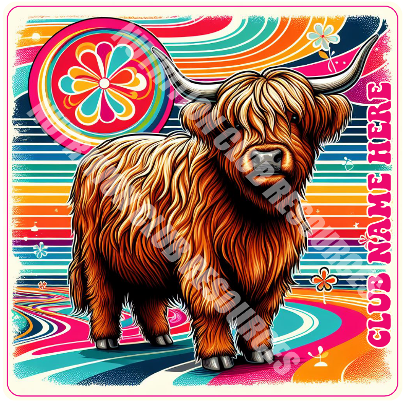 HIGHLAND COW SET #8