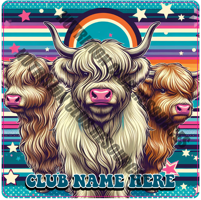 HIGHLAND COW SET #8