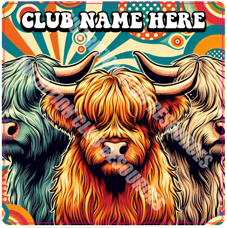 HIGHLAND COW SET #8