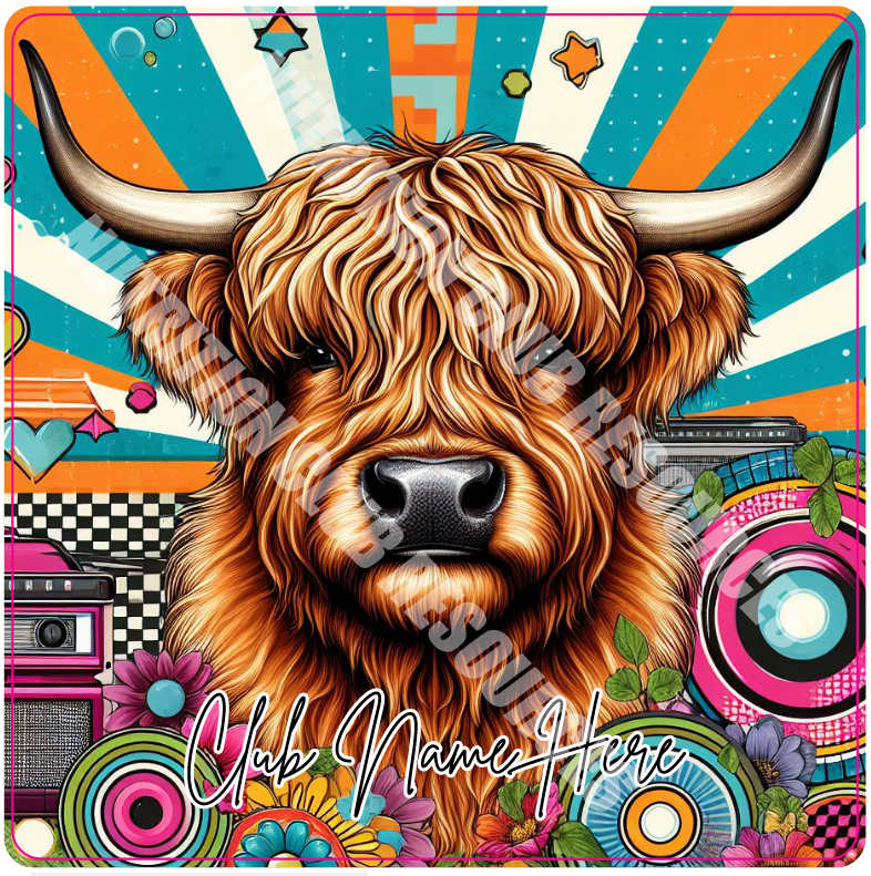 HIGHLAND COW SET #8