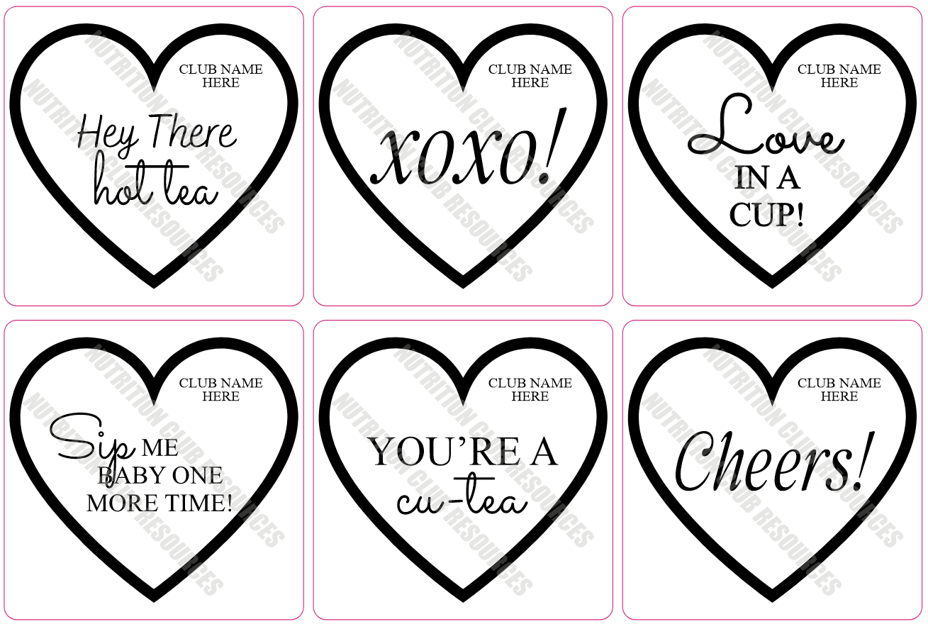 TRANSPARENT VALENTINE'S DAY SET #1