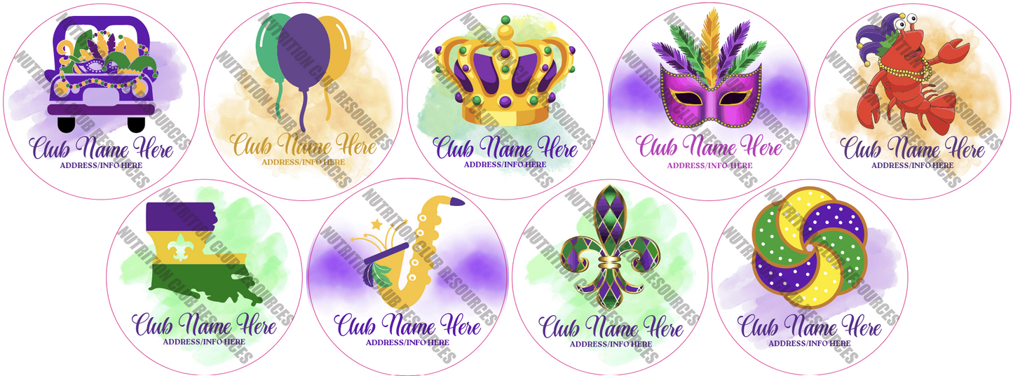 MARDI GRAS SET #6