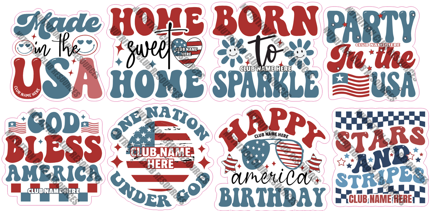 4th of JULY SET #9
