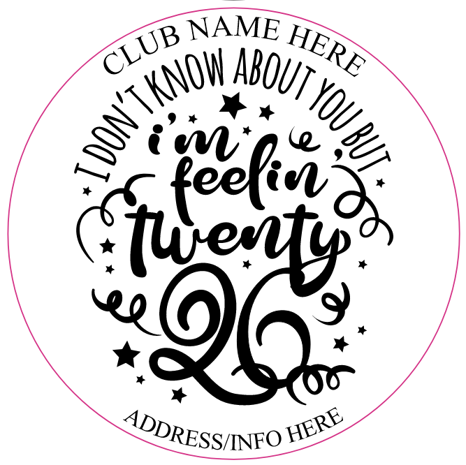 TRANSPARENT NEW YEARS SET #1