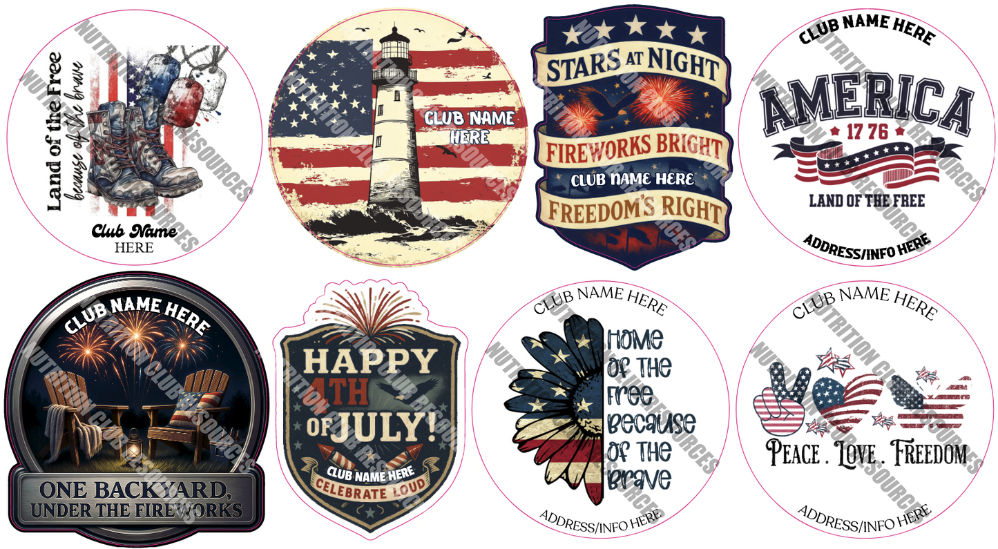 4th of JULY SET #11