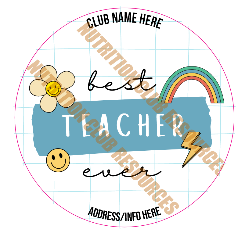 TEACHER APPRECIATION SET #1 WITH QR CODE