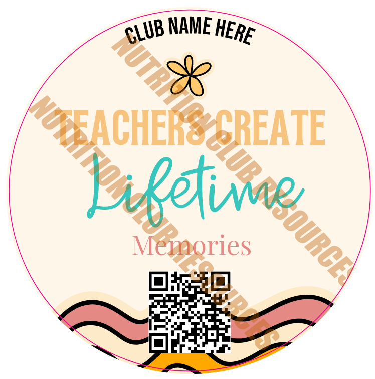 TEACHER APPRECIATION SET #1 WITH QR CODE
