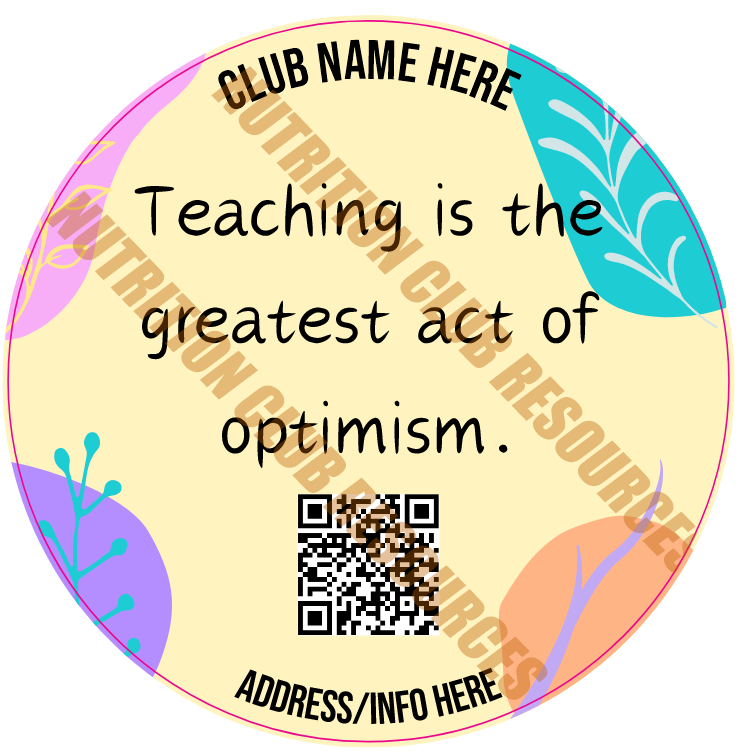 TEACHER APPRECIATION SET #1 WITH QR CODE