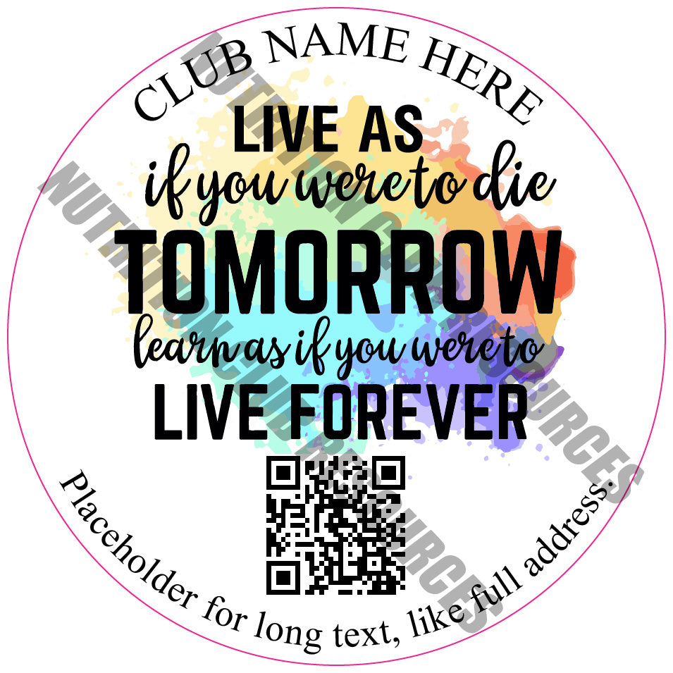 POSITIVE SET #1 WITH QR CODE