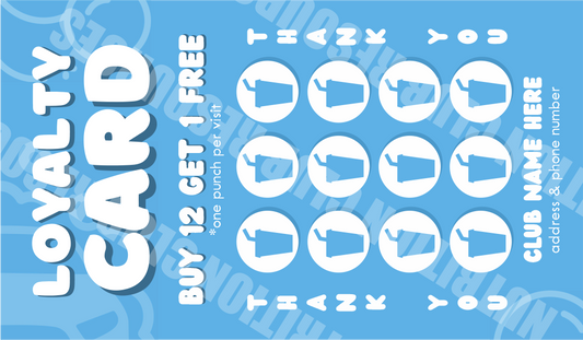 Loyalty Cards Single Sided #11