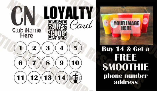 Loyalty Cards Single Sided #4