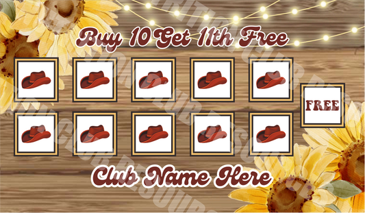 Loyalty Cards Single Sided #6