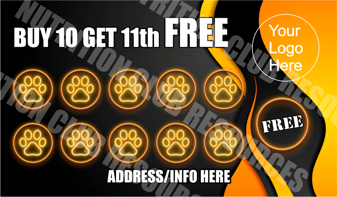 Loyalty Cards Single Sided #9