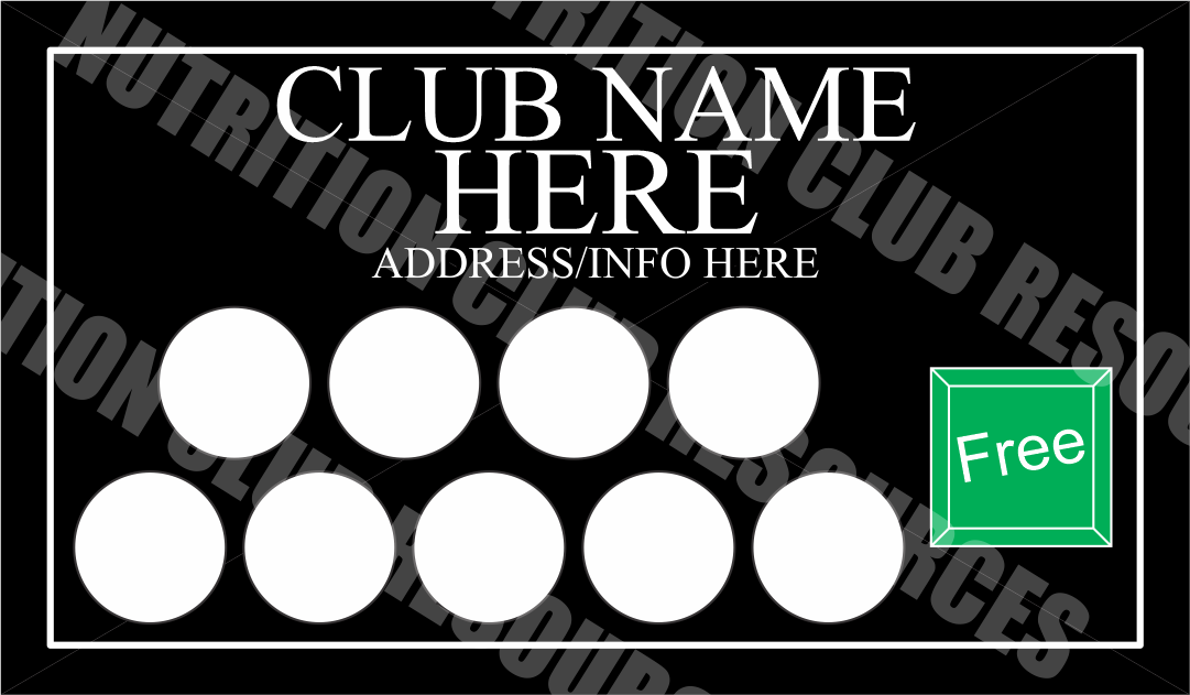 Loyalty Cards Single Sided #7