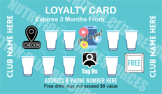 Loyalty Cards Single Sided #2