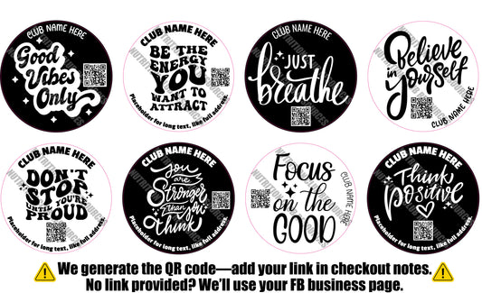POSITIVE SET #71 WITH QR CODE