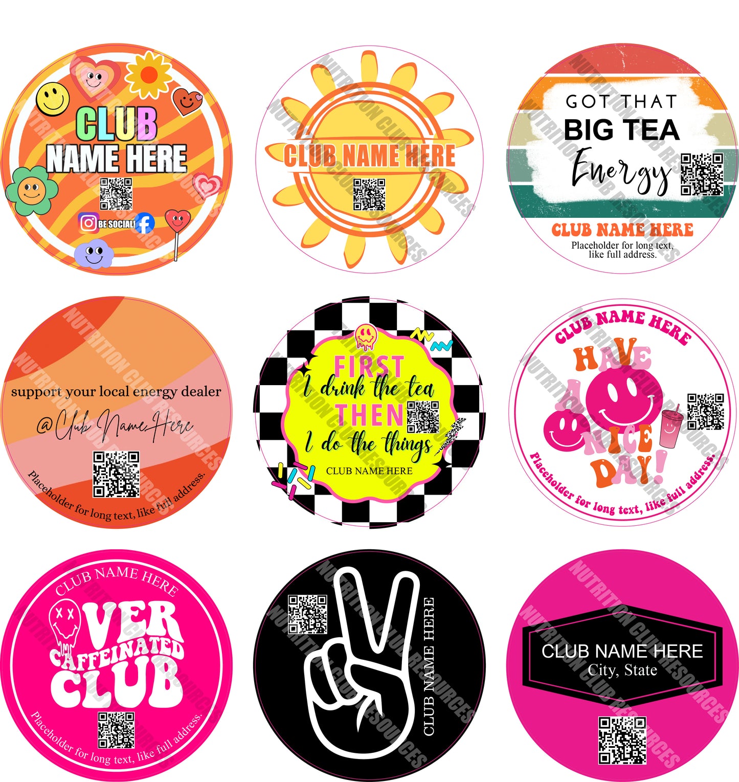 POSITIVE SET #16 WITH QR CODE