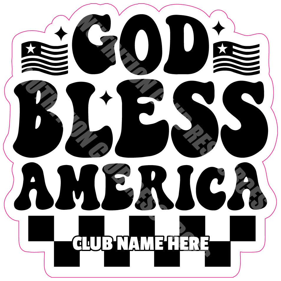 TRANSPARENT 4TH OF JULY SET #2