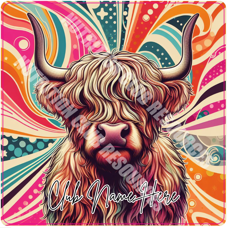 HIGHLAND COW SET #8
