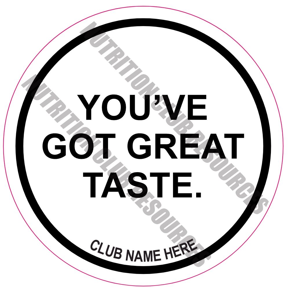 POSITIVE/FUN SET #25 – Nutrition Club Resources