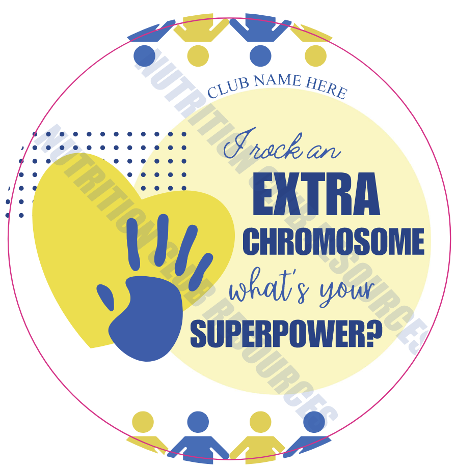 DOWN SYNDROME AWARENESS SET #1