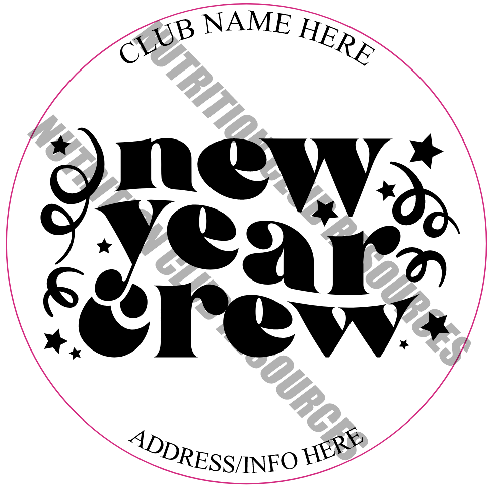 TRANSPARENT NEW YEARS SET #1