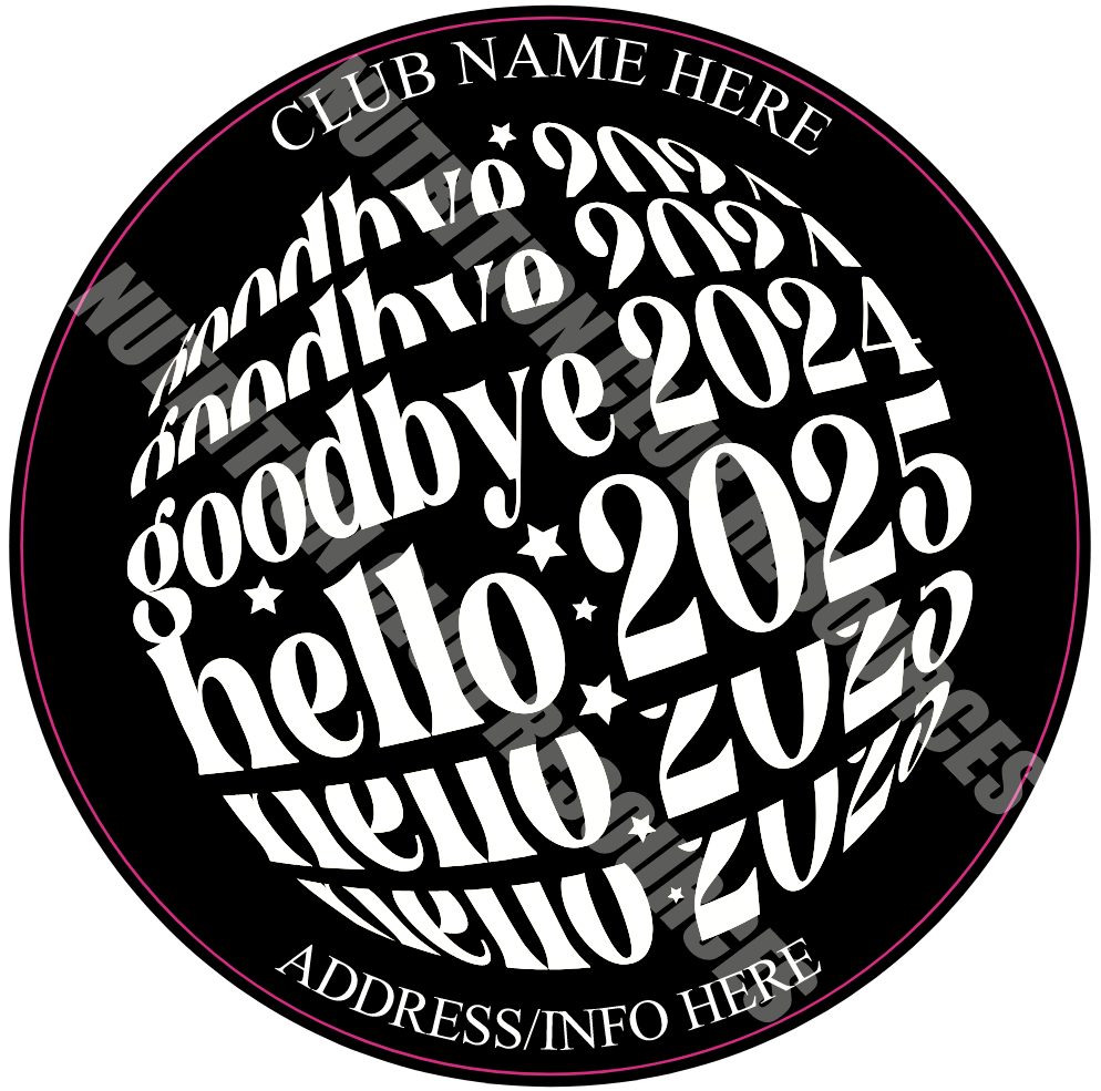 TRANSPARENT NEW YEARS SET #1