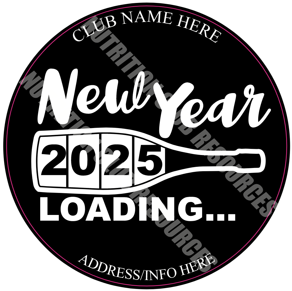 TRANSPARENT NEW YEARS SET #1