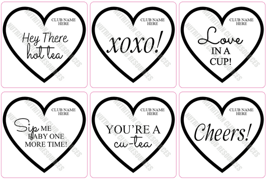 TRANSPARENT VALENTINE'S DAY SET #1