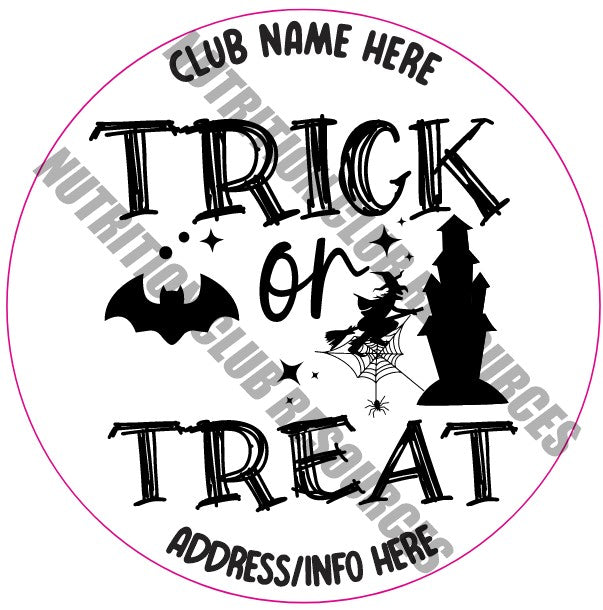 TRANSPARENT HALLOWEEN SET #1