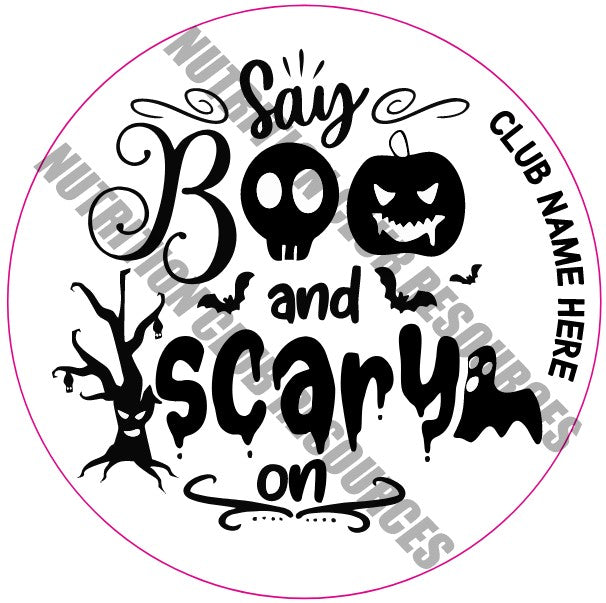 TRANSPARENT HALLOWEEN SET #1