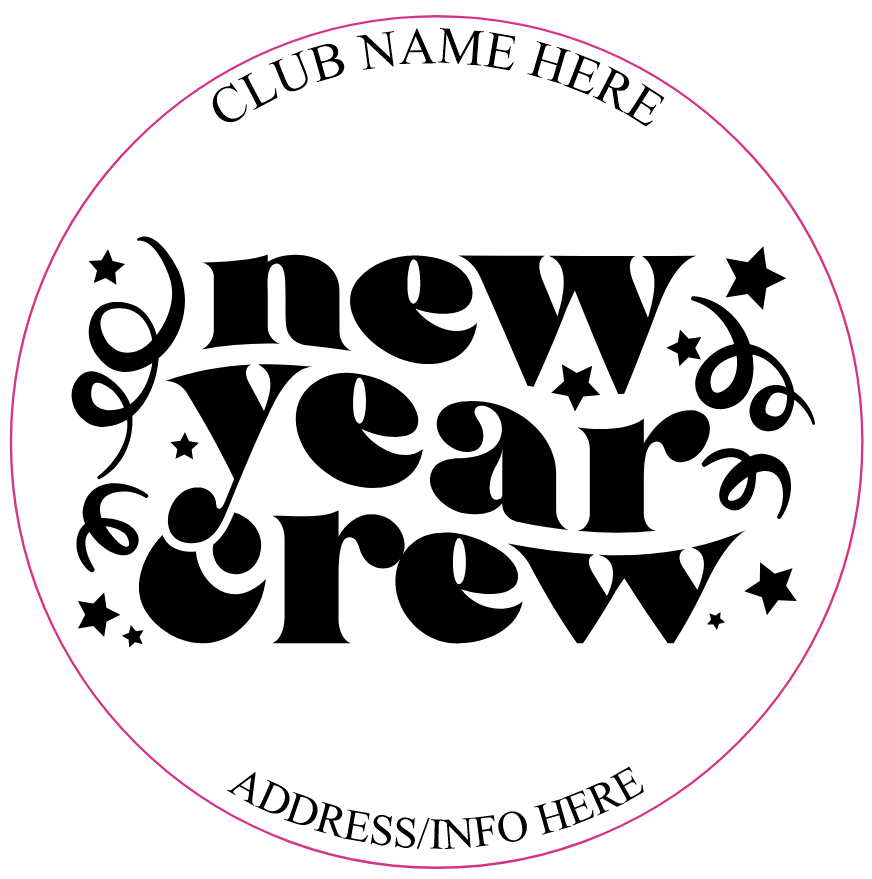 TRANSPARENT NEW YEARS SET #1