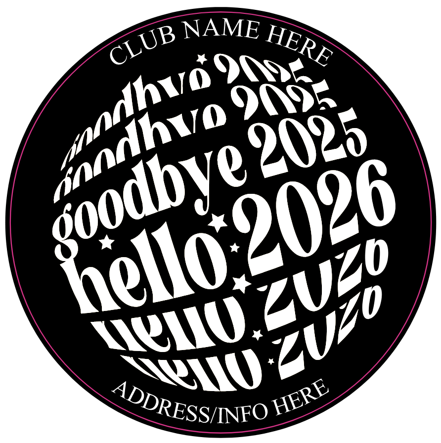 TRANSPARENT NEW YEARS SET #1