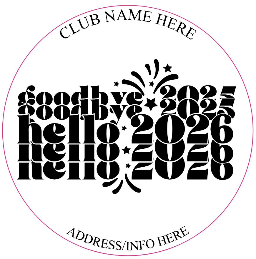 TRANSPARENT NEW YEARS SET #1