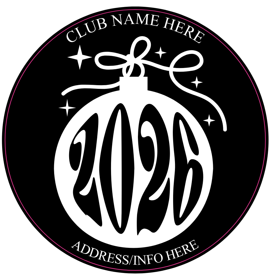 TRANSPARENT NEW YEARS SET #1