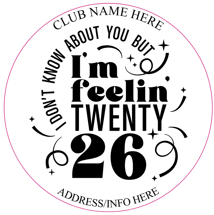 TRANSPARENT NEW YEARS SET #1